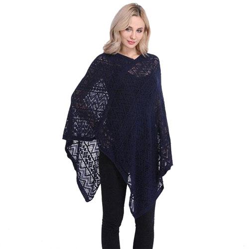 poncho aéré féminin