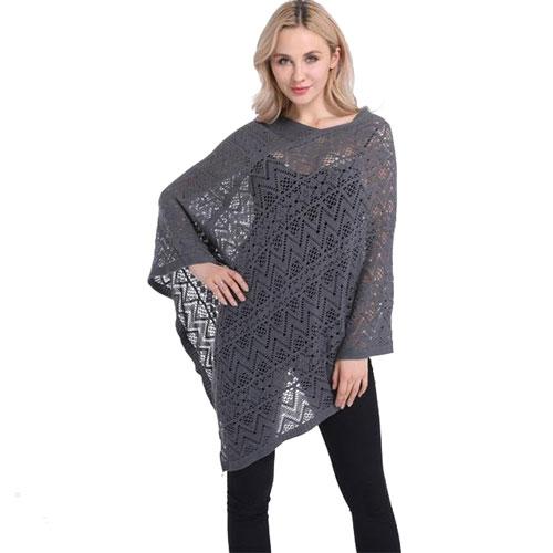 poncho oversize dentelle