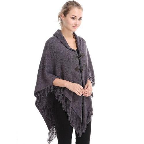 poncho confortable chic