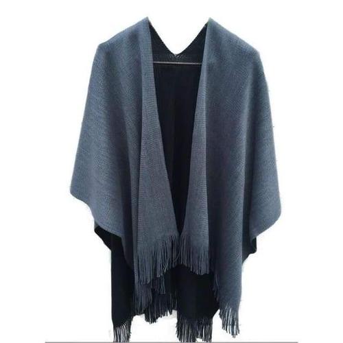 poncho uni élégant pour femme