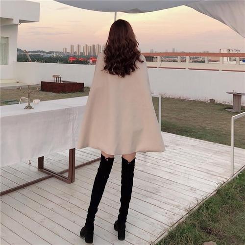poncho élégant femme