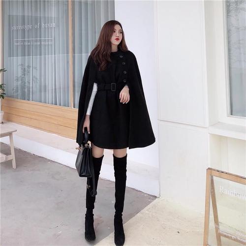 poncho moderne ceinture