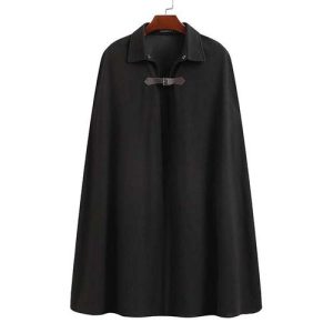 poncho long-chaud homme