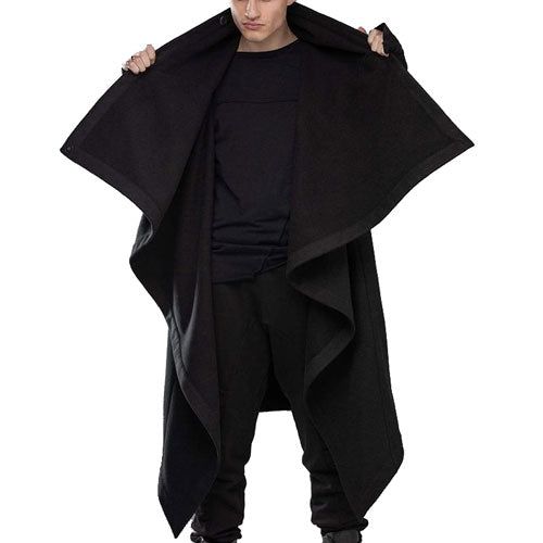 poncho avec manches longues