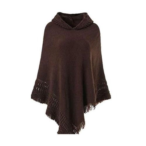 poncho femme hiver