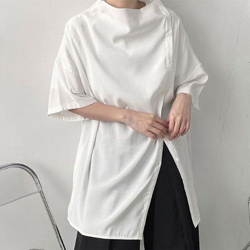 poncho blanc décontracté