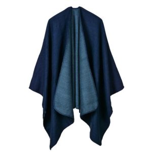 poncho chic hiver