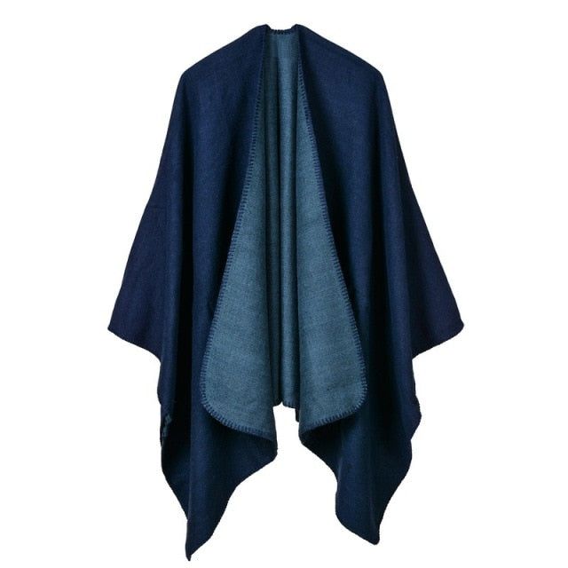 poncho chic hiver