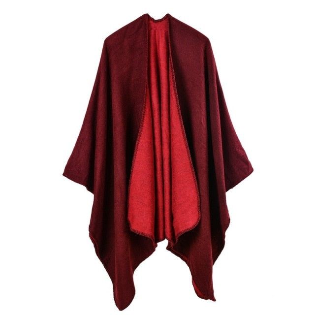 poncho élégant femme