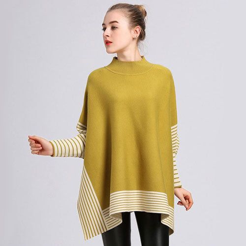 Poncho femme motifs