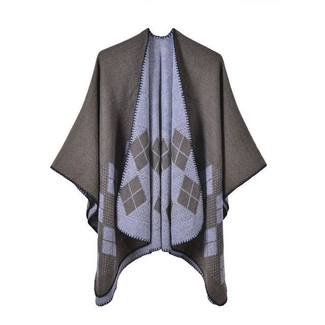 poncho doux polyester